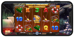 Trout's Treasure Wild Christmas - Slot Features